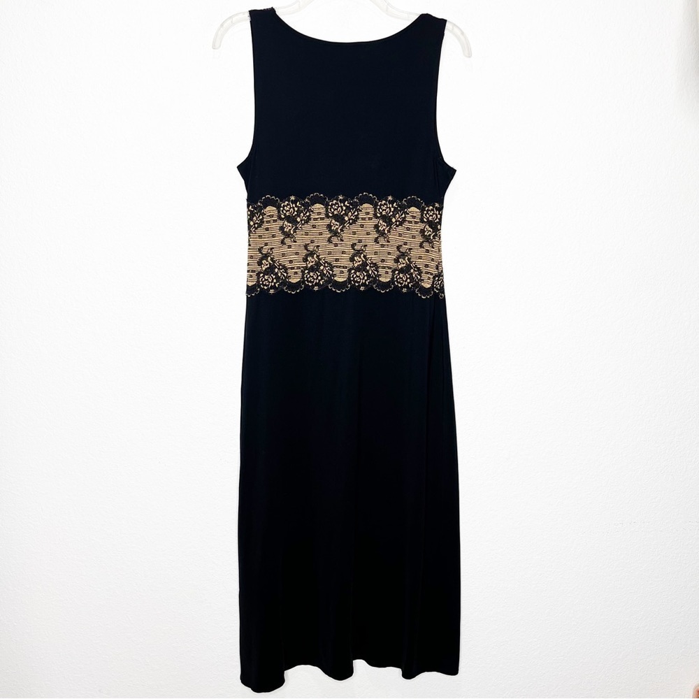 Soma Lace Maxi Long Sleeveless Dress Slip Lingerie Dainty Delicate - Picture 7 of 9